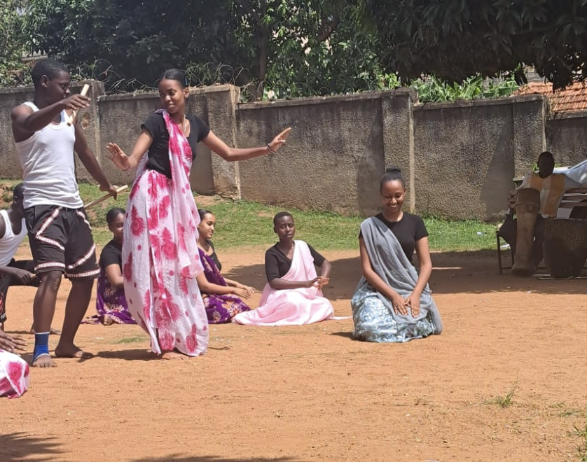 On-stage performance.