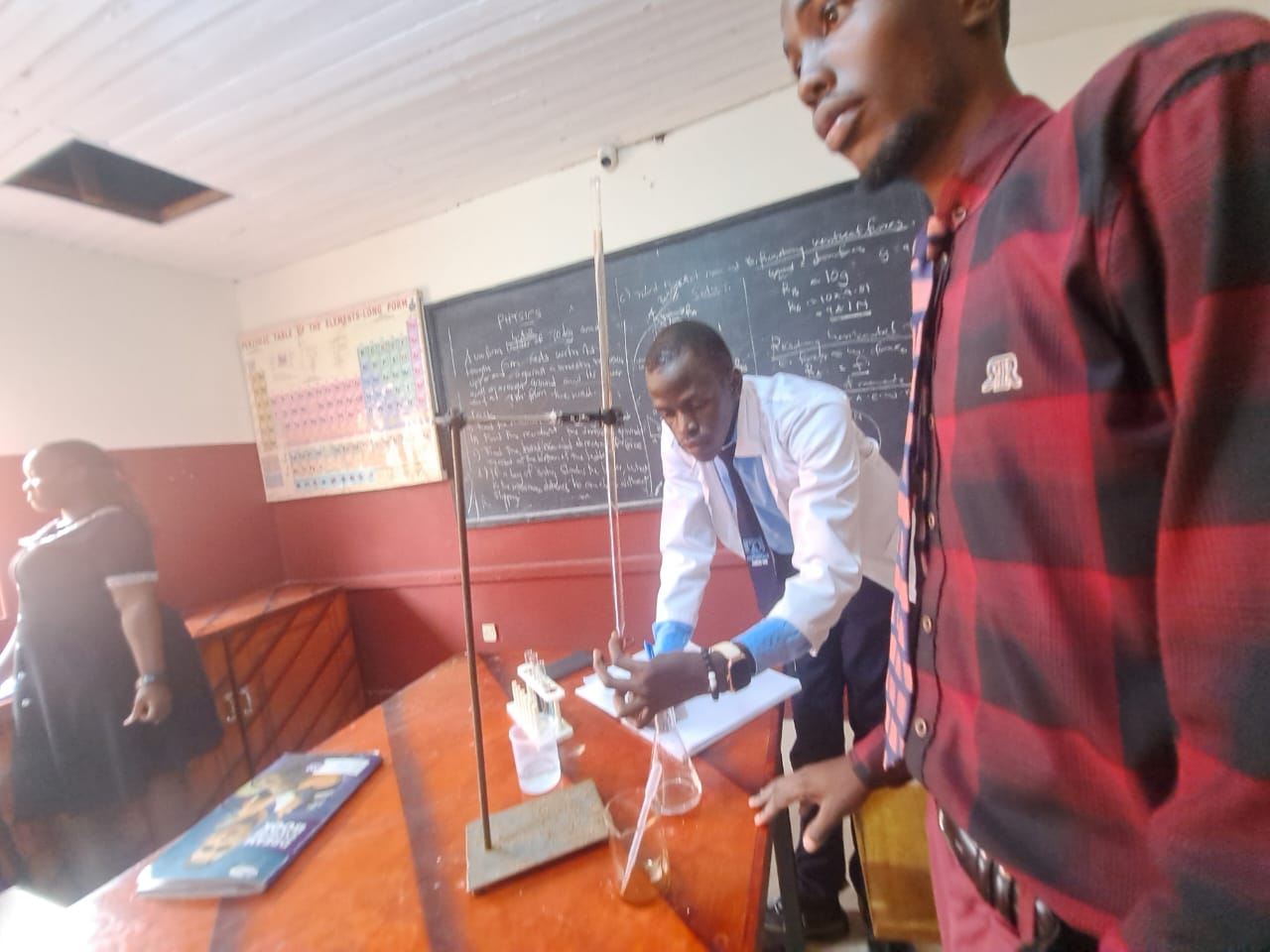 Preparing for practical chemistry assessment.
